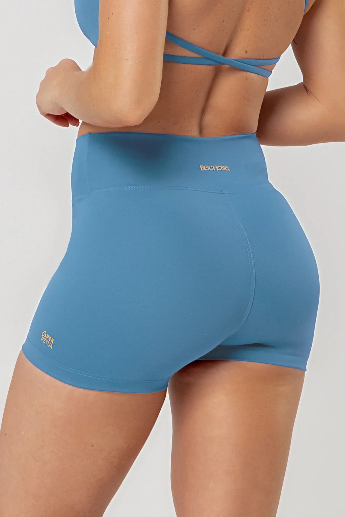 Shorts Perpétua 2" Azul Jeans — foto 3