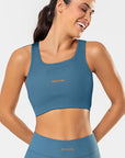 Top Cravo Azul Jeans Canelado — foto 1