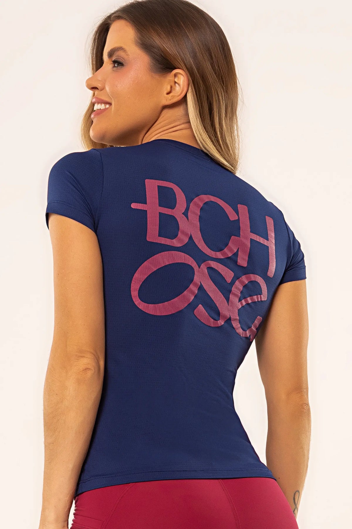Blusa Dry Básica Feminina Azul Marinho — foto 2