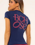 Blusa Dry Básica Feminina Azul Marinho — foto 2