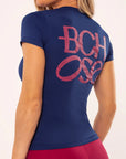 Blusa Dry Básica Feminina Azul Marinho — foto 3