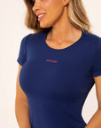 Blusa Dry Básica Feminina Azul Marinho — foto 5