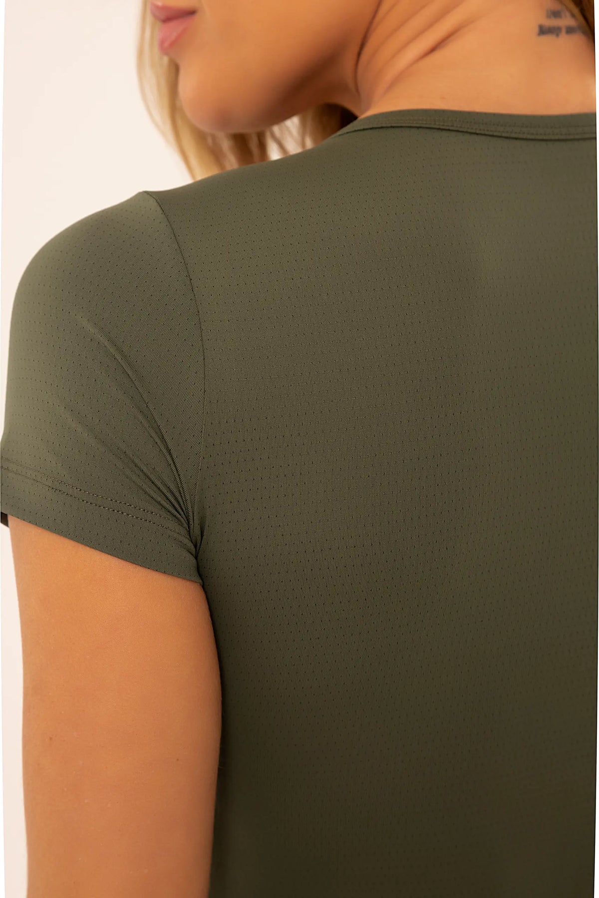 Blusa Dry Básica Feminina Verde Croco — foto 4