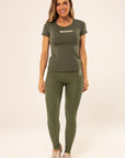 Blusa Dry Básica Feminina Verde Croco — foto 5
