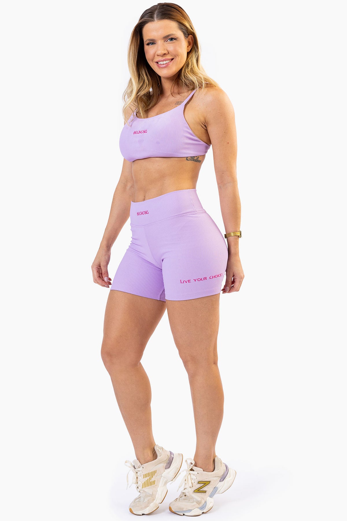Shorts Perpétua Lilas Canelado — foto 5