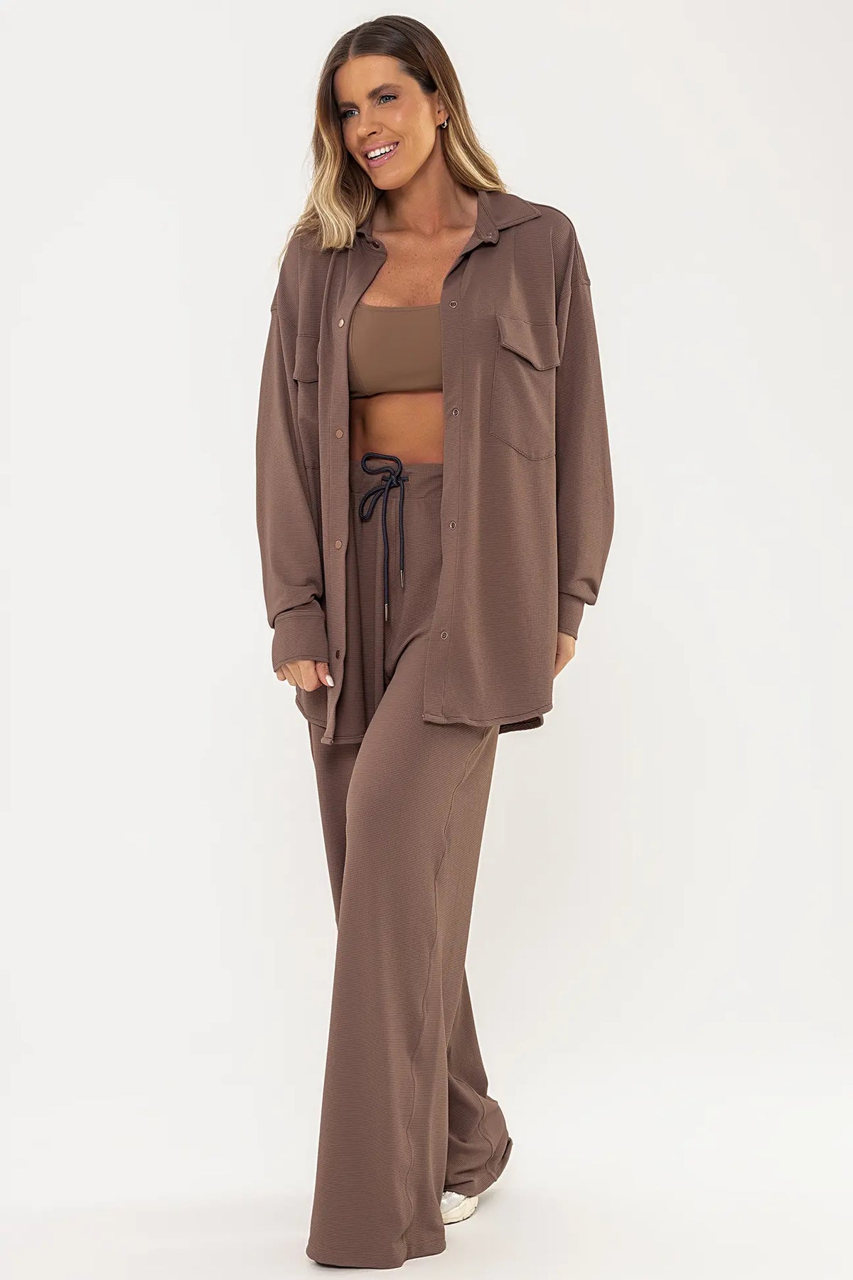 Camisa Violeta Marrom — foto 8