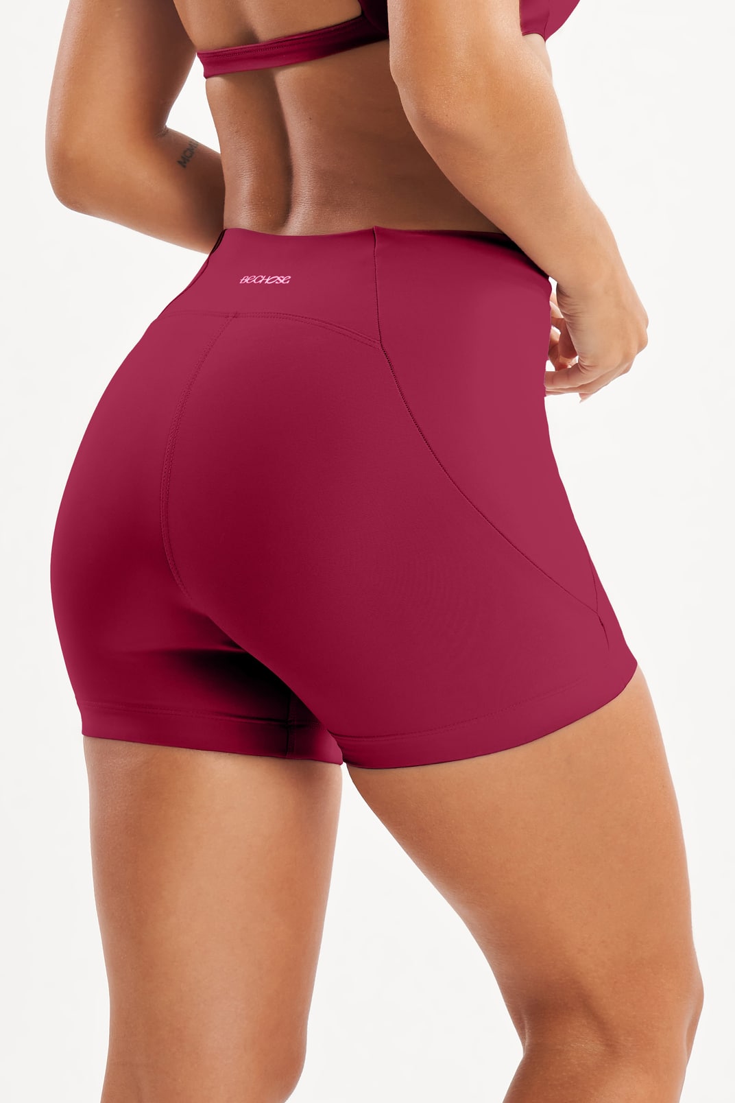 Shorts Hibisco Bordô — foto 2