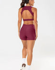 Shorts Perpétua Cranberry Canelado — foto 6
