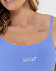 Top Dália Azul Cerúleo Canelado — foto 3