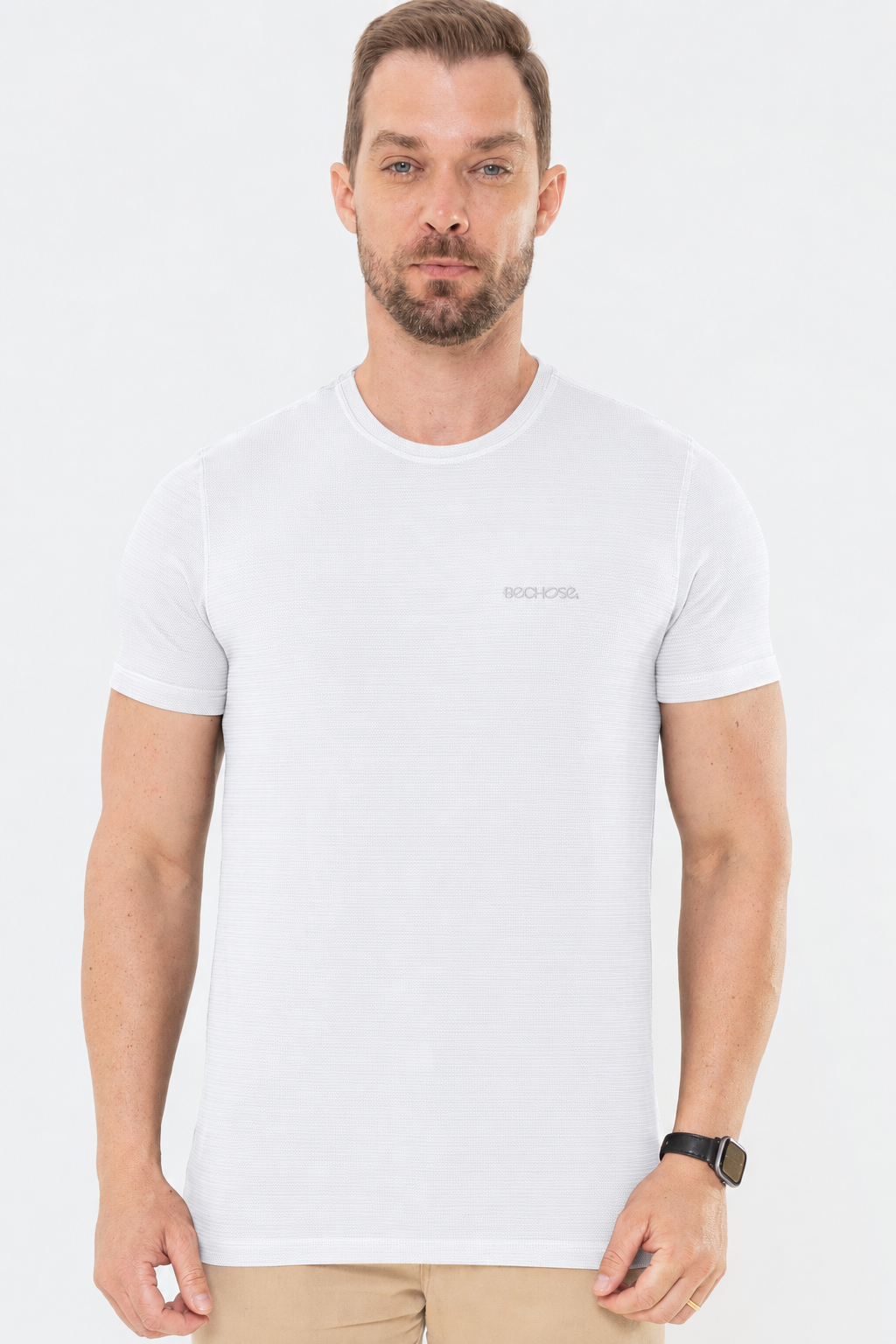 Camiseta Casual Tech Branco