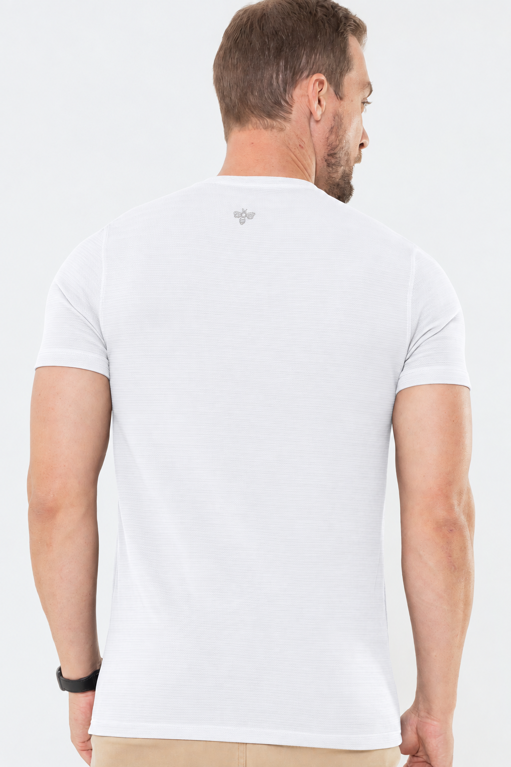 Camiseta Casual Tech Branco — foto 2