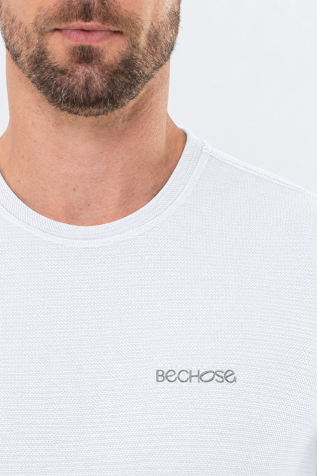 Camiseta Casual Tech Branco — foto 3