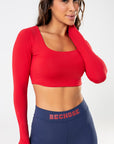Cropped Lótus Vermelho College — foto 7