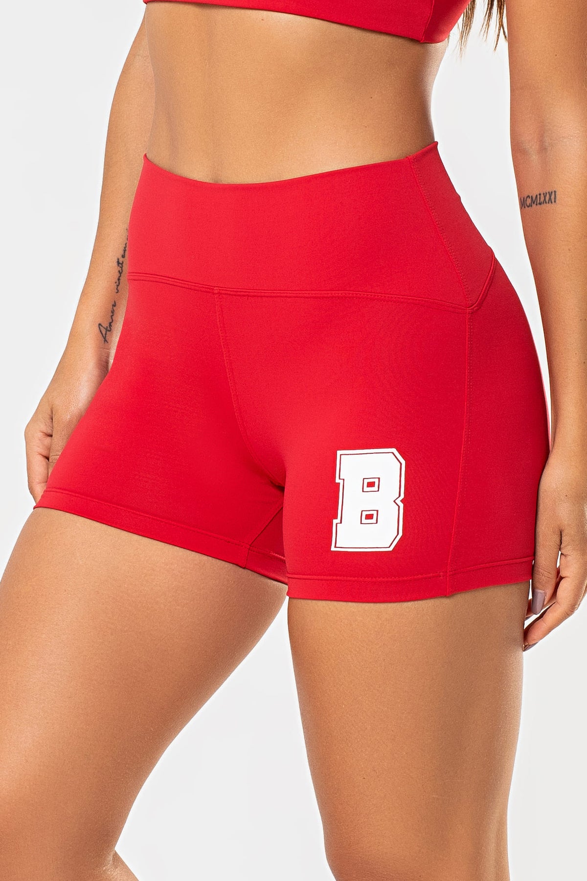 Shorts Lótus Vermelho College — foto 4