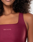 Top Lótus Bordô Glow — foto 3