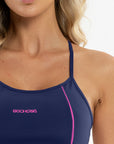 Top Jasmim Azul Marinho / Rosa Sorvete — foto 3