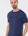 Camiseta Dry Básica Masculina Marinho — foto 4