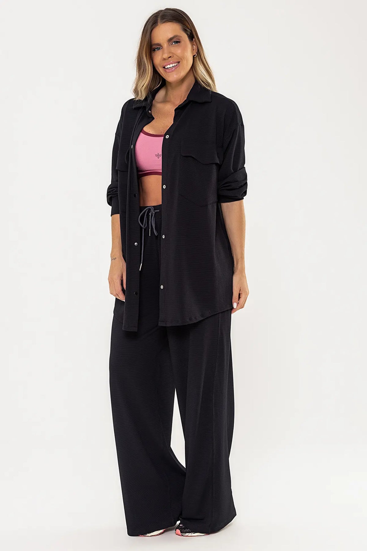 Camisa Violeta Preto — foto 7