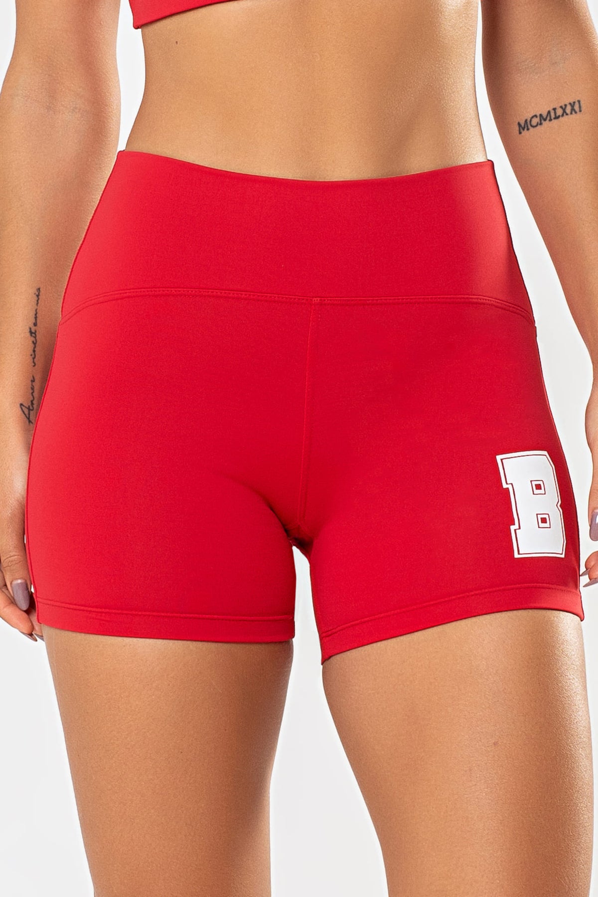 Shorts Lótus Vermelho College — foto 1