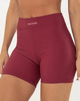 Shorts Peônia Cranberry Canelado — foto 5