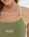 Top Violeta Verde / Branco — foto 3
