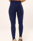Legging Peônia Azul Marinho Canelado — foto 2