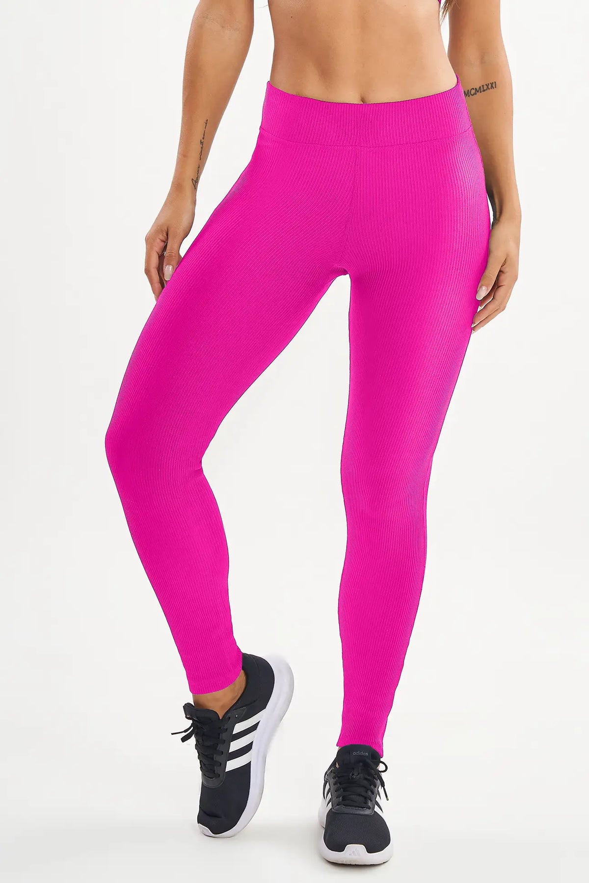 Legging Perpétua Rosa Pink Canelado — foto 1