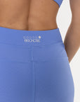 Shorts Peônia Azul Cerúleo Canelado — foto 4