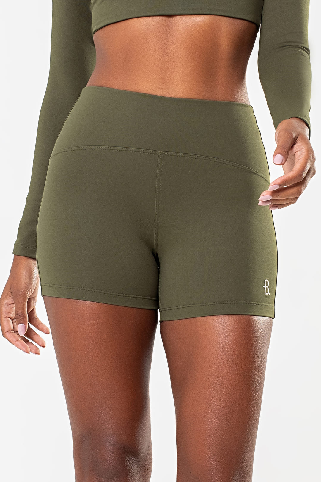 Shorts Lótus Verde Exército — foto 1