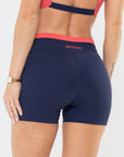 Shorts Amarilis Azul Marinho / Vermelho Goiaba — foto 2