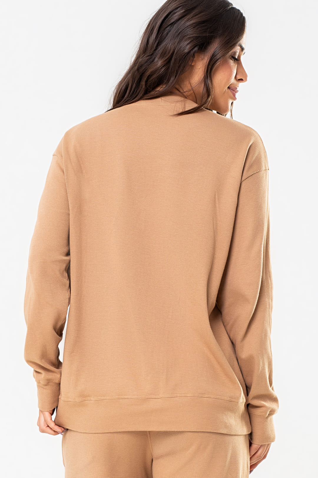 Conjunto Blusão E Calça Serena Caramelo — foto 2