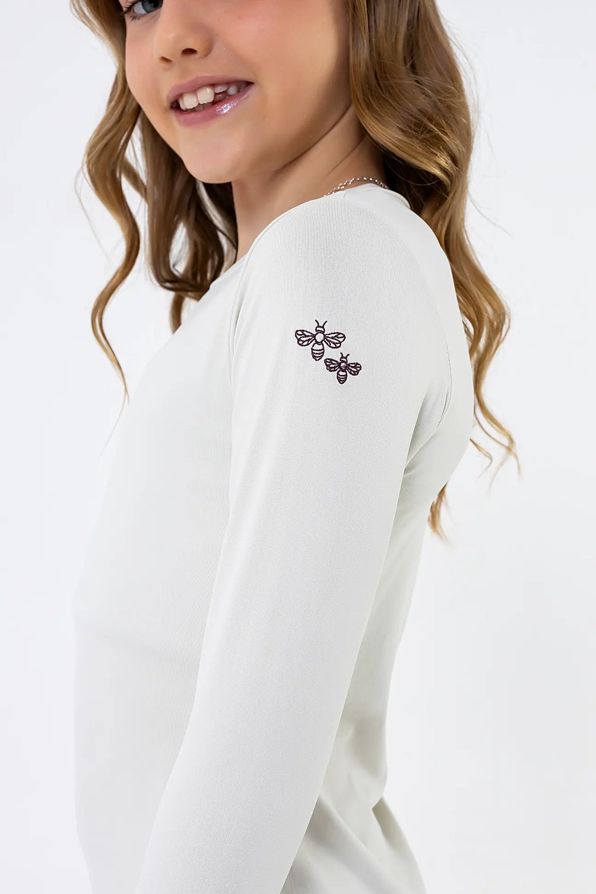 Blusa Tulipa Infantil Cream — foto 3