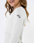 Blusa Tulipa Infantil Cream — foto 3