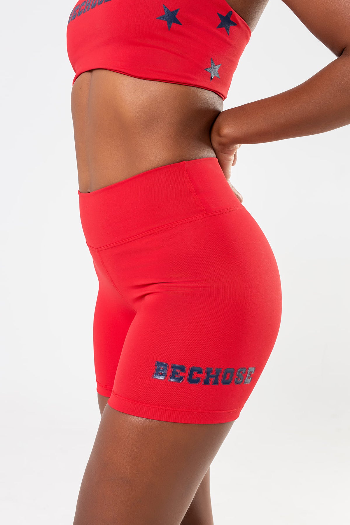 Shorts Perpétua Vermelho College — foto 5