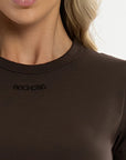 Blusa Pima Dália Brown — foto 3