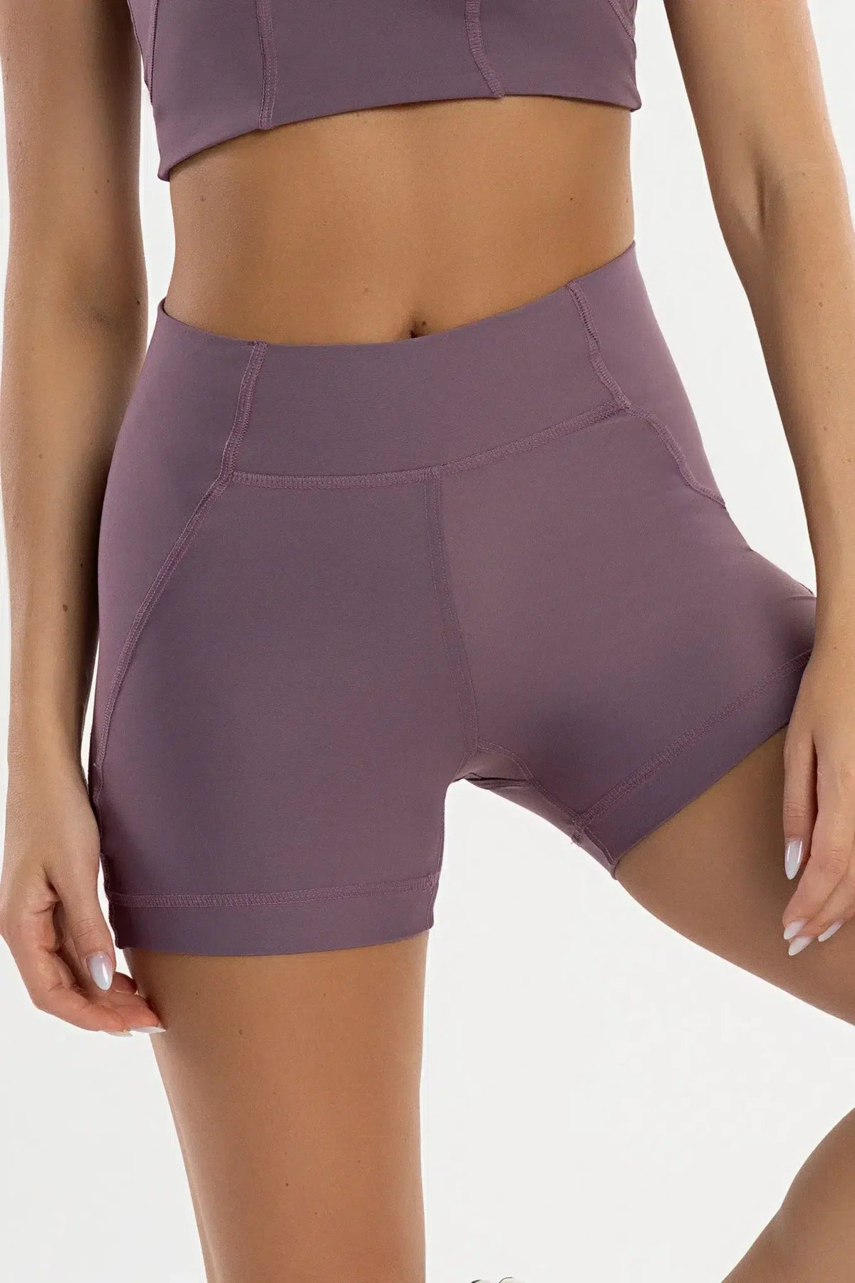 Shorts Hibisco Rosa Satin — foto 4