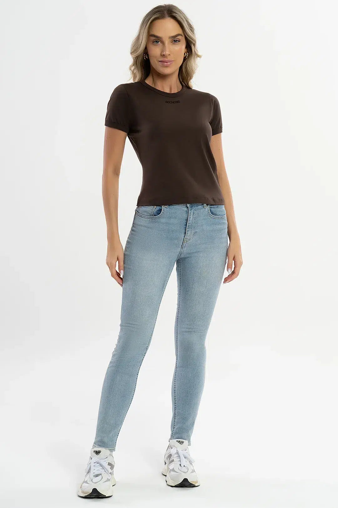 Blusa Pima Dália Brown — foto 5