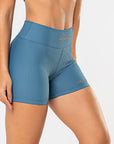 Shorts Perpetua Azul Jeans Canelado — foto 4