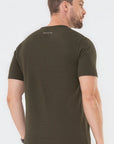 Camiseta Casual Tech Verde Militar — foto 5