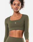 Cropped Lótus Verde Exército — foto 1
