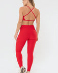 Top Flor Vermelho Scarlet Canelado — foto 7