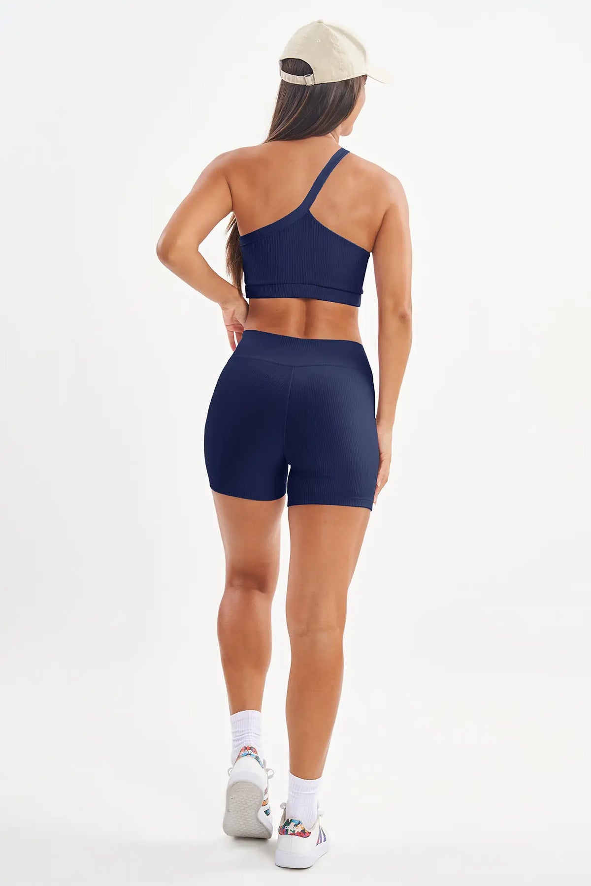 Shorts Perpétua Azul Marinho Canelado — foto 6