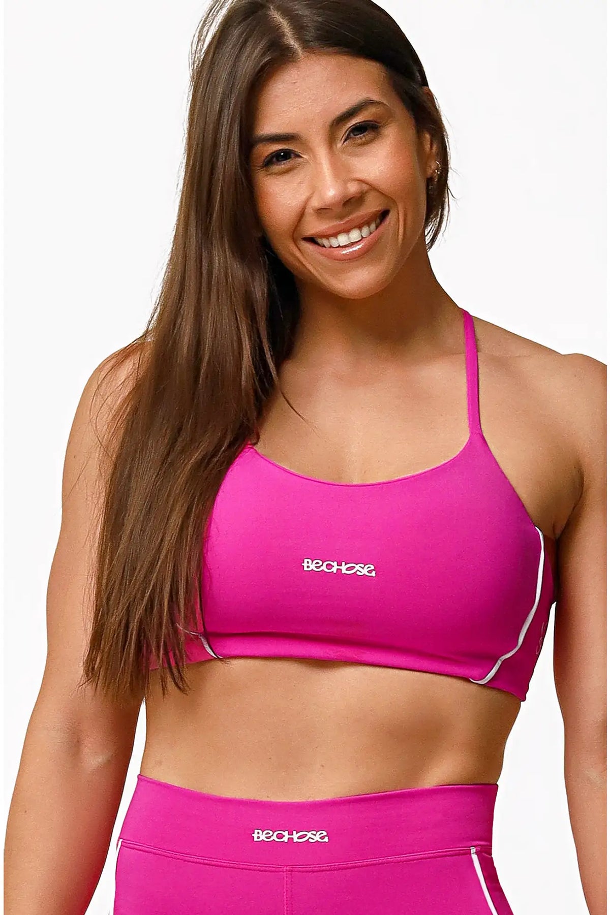 Top Bella Pink / Branco — foto 1