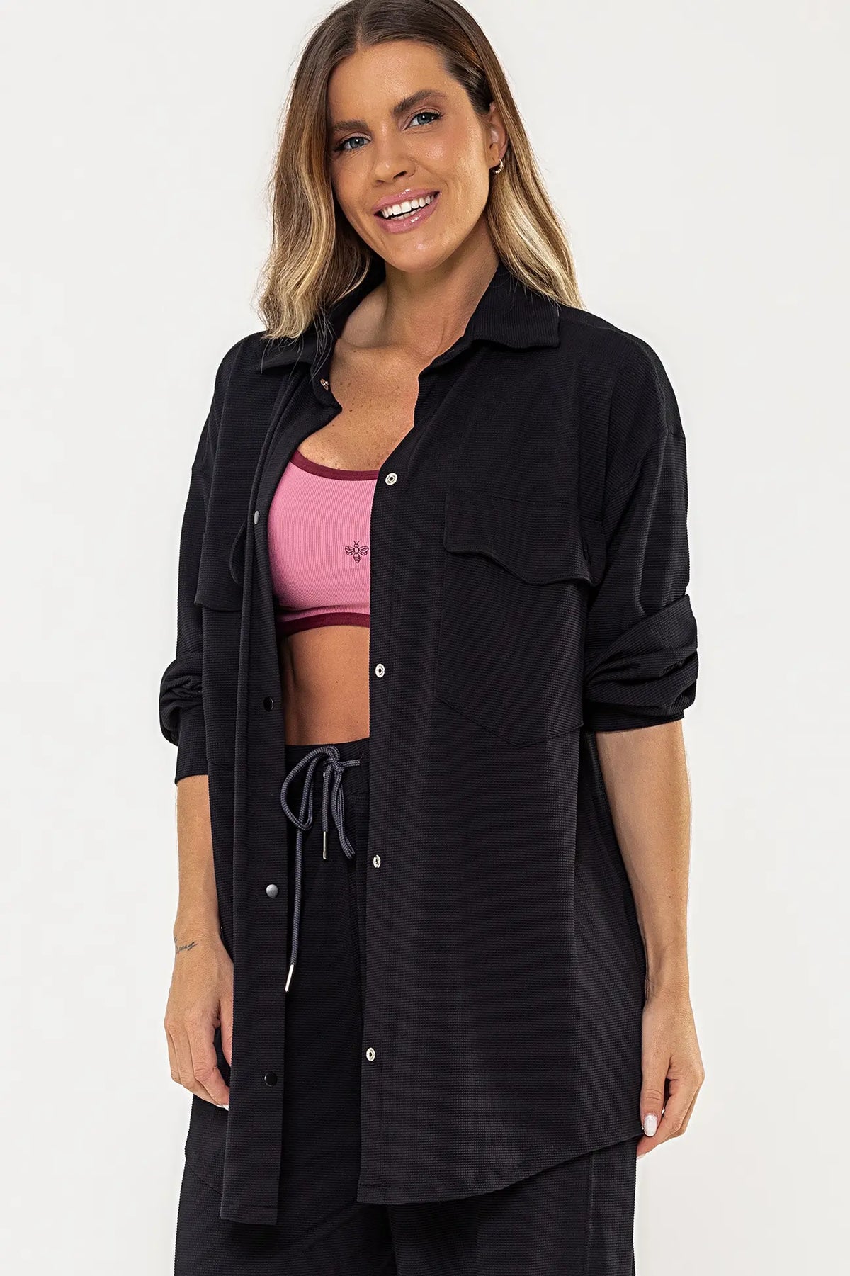 Camisa Violeta Preto — foto 6