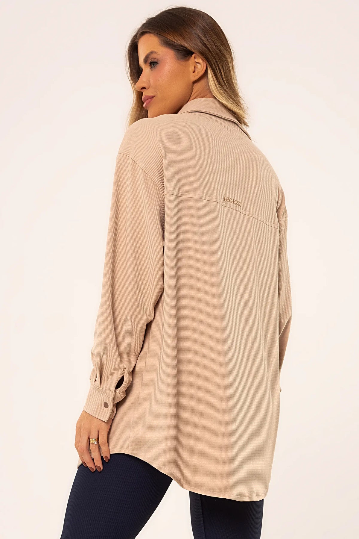 Camisa Violeta Cream — foto 2