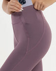 Legging Hibisco Rosa Satin — foto 3
