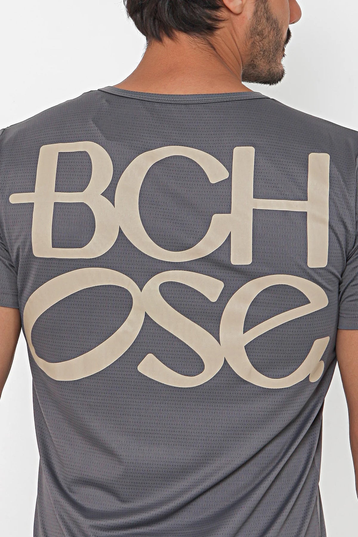 Camiseta Dry Bchose Chumbo / Bege — foto 2