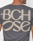 Camiseta Dry Bchose Chumbo / Bege — foto 2