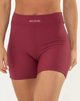 Shorts Peônia Cranberry Canelado — foto 1