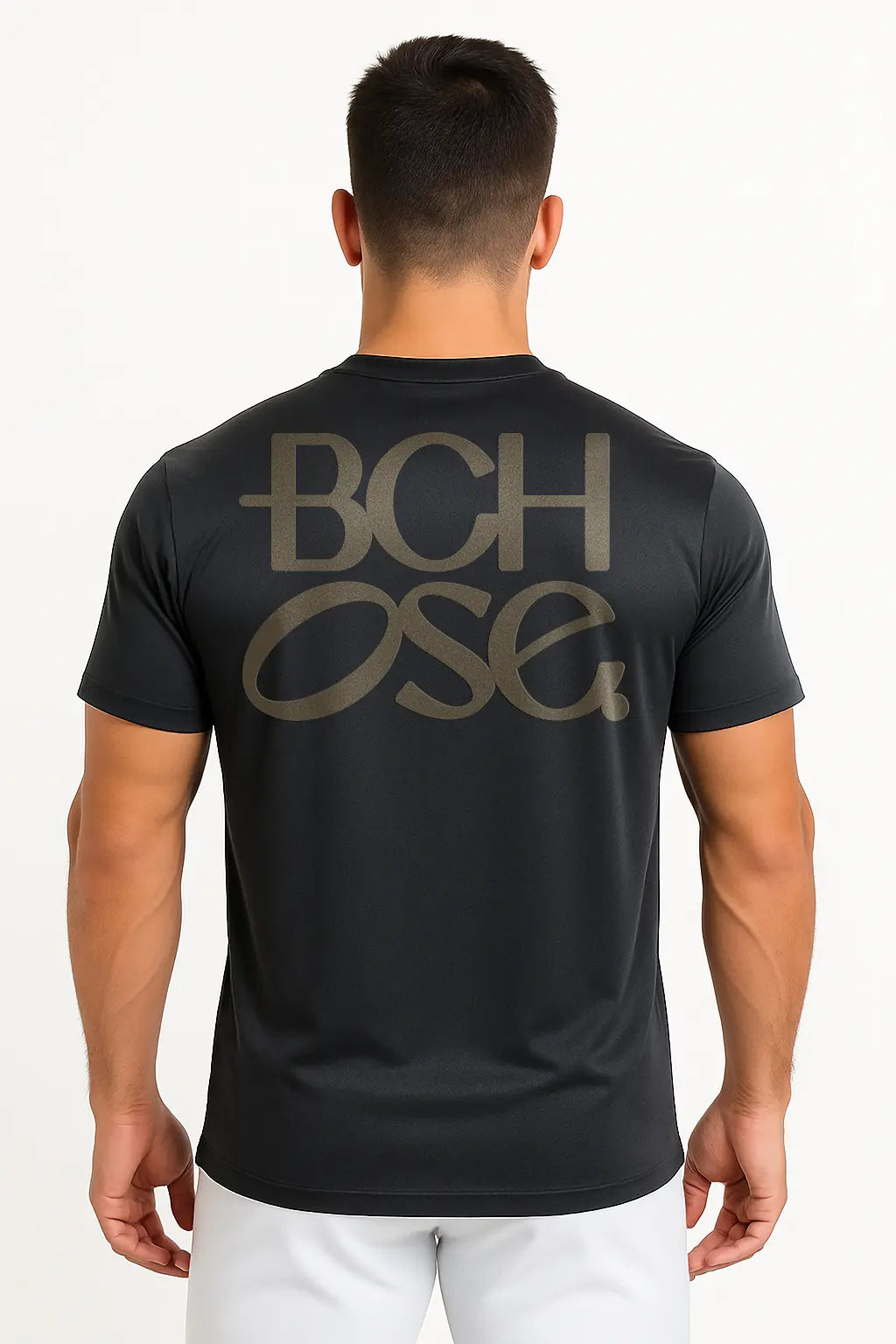 Camiseta Masculina Bchose Preto — foto 2